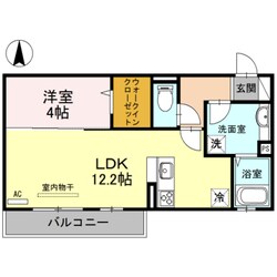 片岡マンションⅠの物件間取画像